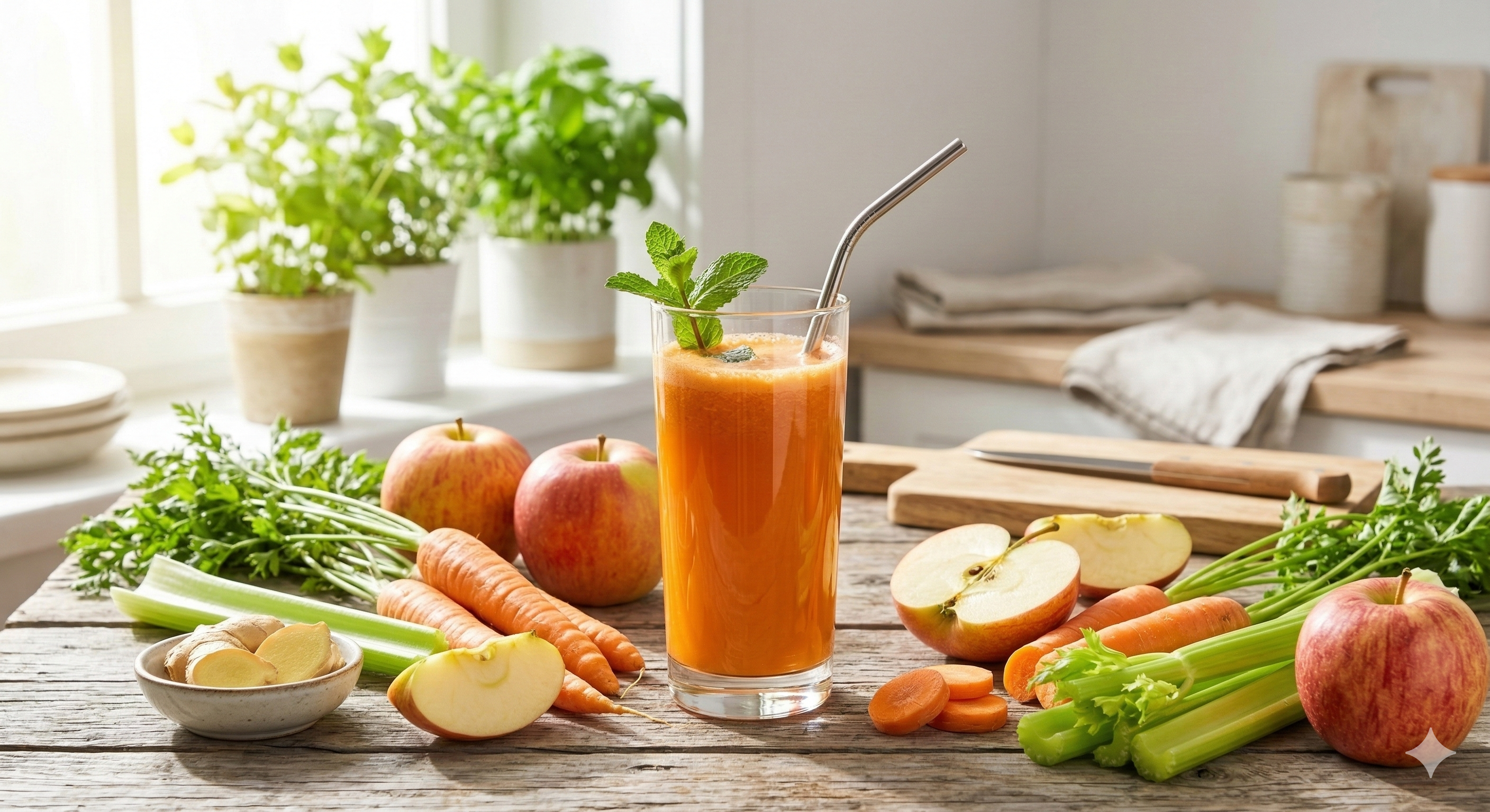 🥕 Everyday Glow Juice: Apple Carrot Celery Wellness Drink | acoqoos Exclusive Recipe