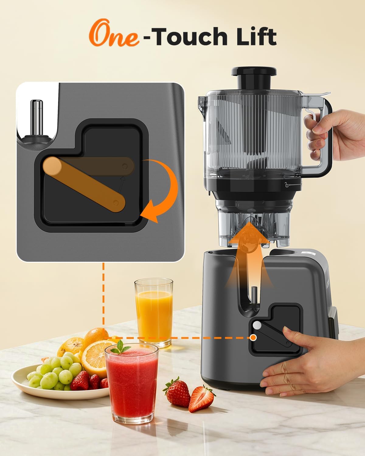 ACOQOOS Juicer Machines, 6.5